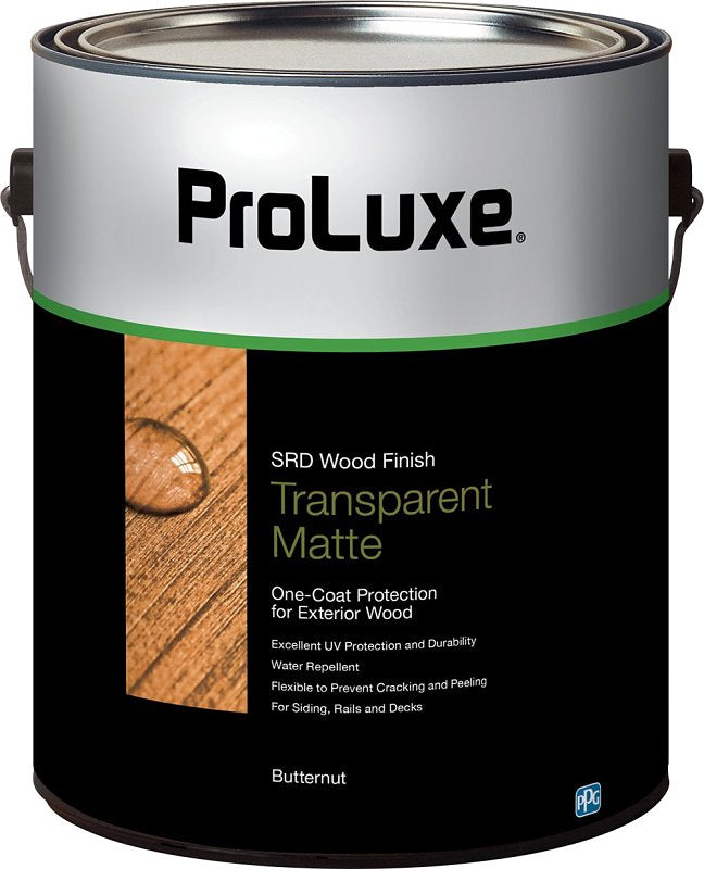 PPG ProLuxe Cetol SIK240-072/01 SRD Exterior Finish, Matte, Butternut, Liquid, 1 gal, Can