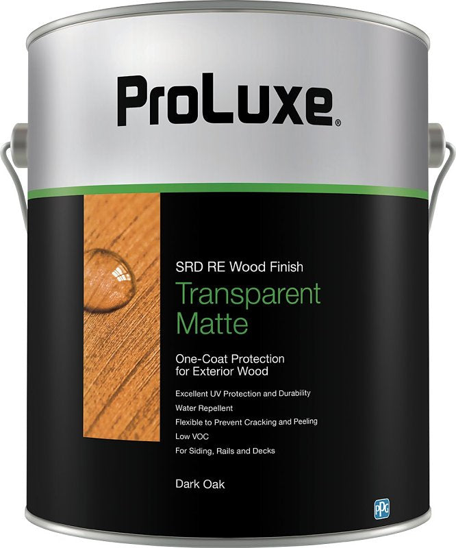 PPG PPG SIK250-009/01 Transparent Stain, Matte, Dark Oak, Liquid, 1 gal, Can