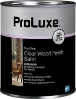 PROLUXE ProLuxe PLX017/04 Lacquer, Satin, Liquid, Clear, 1 qt