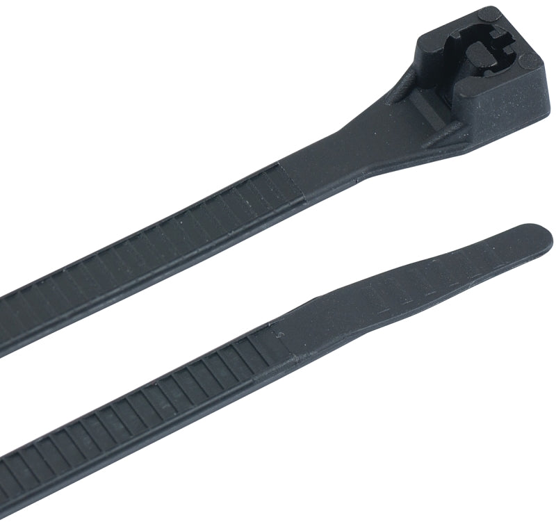 GB Gardner Bender 45-515UVB Cable Tie, Double-Lock Locking, 6/6 Nylon, Black, 15 in L, 10/PK ELECTRICAL GB