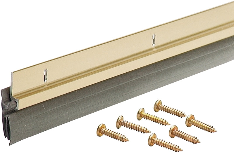 M-D M-D 05702 Door Sweep, 36 in L, Aluminum Flange, Vinyl Insert HARDWARE & FARM SUPPLIES M-D
