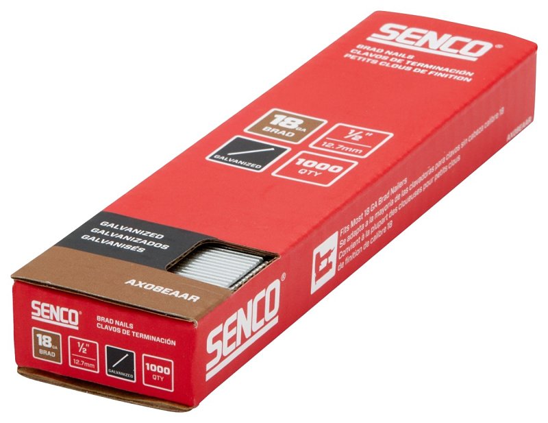 SENCO BRAD NAIL SMTH GALV 18GA 1/2IN