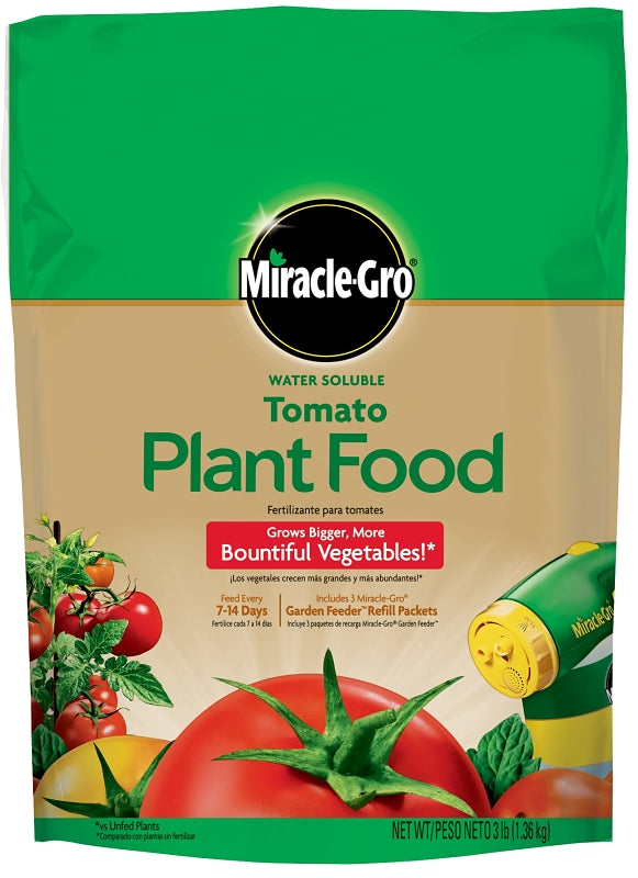 MIRACLE-GRO Miracle-Gro 1000441 Plant Food, 3 lb Box, Solid, 18-18-21 N-P-K Ratio