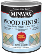 MINWAX Minwax 117100000 Wood Stain, Semi-Transparent, White Tint, Liquid, 32 fl-oz PAINT MINWAX