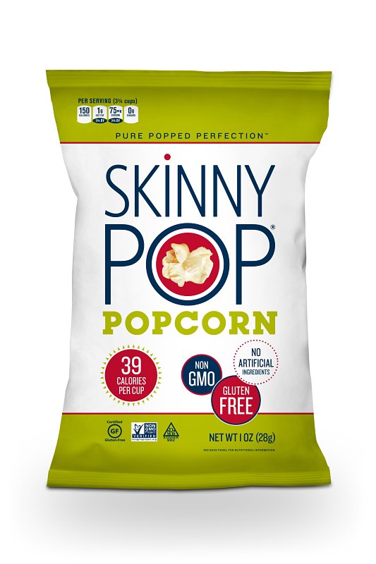 SKINNYPOP Skinny Pop 610186 Popcorn, Original, 1 oz Bag