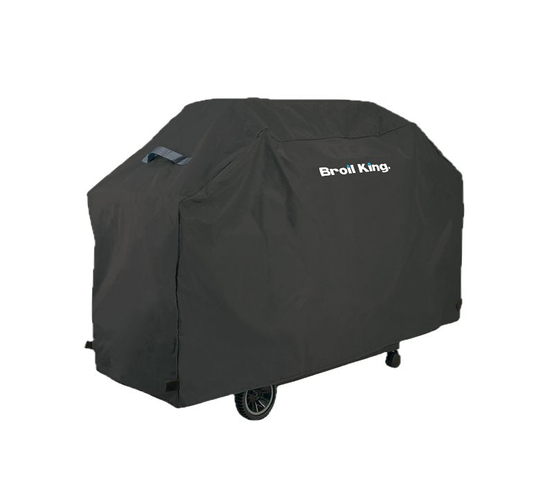 BROIL KING Broil King Select Series 67487 Grill Cover, 58 in W, 21-1/2 in D, 46 in H, Polyester/PVC, Black OUTDOOR LIVING & POWER EQUIPMENT BROIL KING
