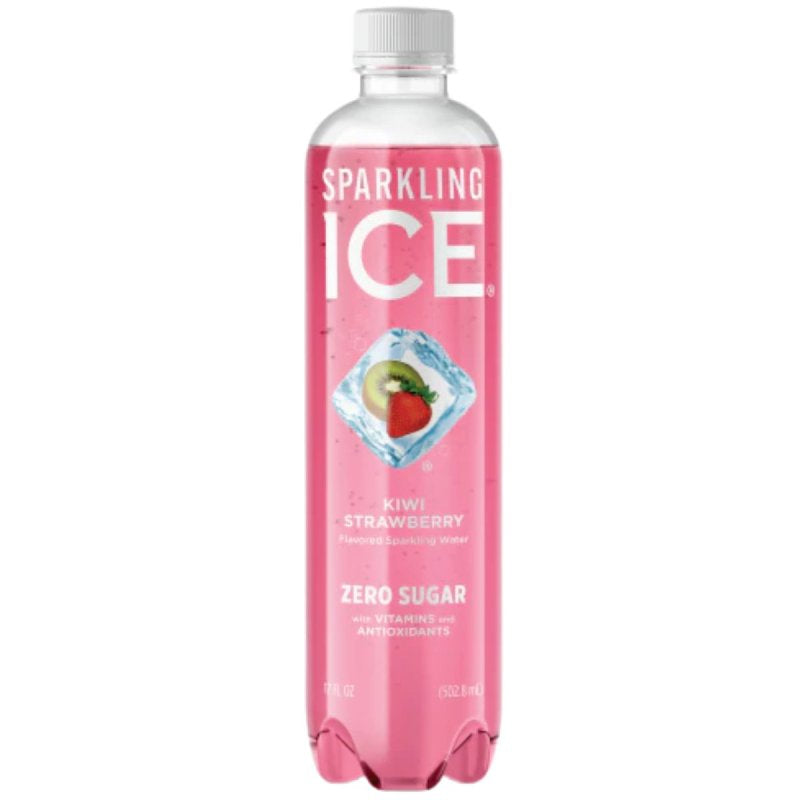 SPARKLING ICE Sparkling Ice 622314 Kiwi Strawberry Sparkling Water, 17 fl-oz Bottle