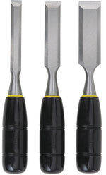 STANLEY STANLEY 16-150 Series Chisel Set, 7-3/4 in L Dimensions, 3-Piece TOOLS STANLEY