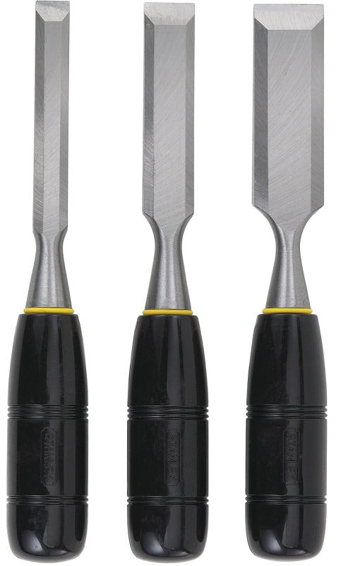 STANLEY STANLEY 16-150 Series Chisel Set, 7-3/4 in L Dimensions, 3-Piece TOOLS STANLEY