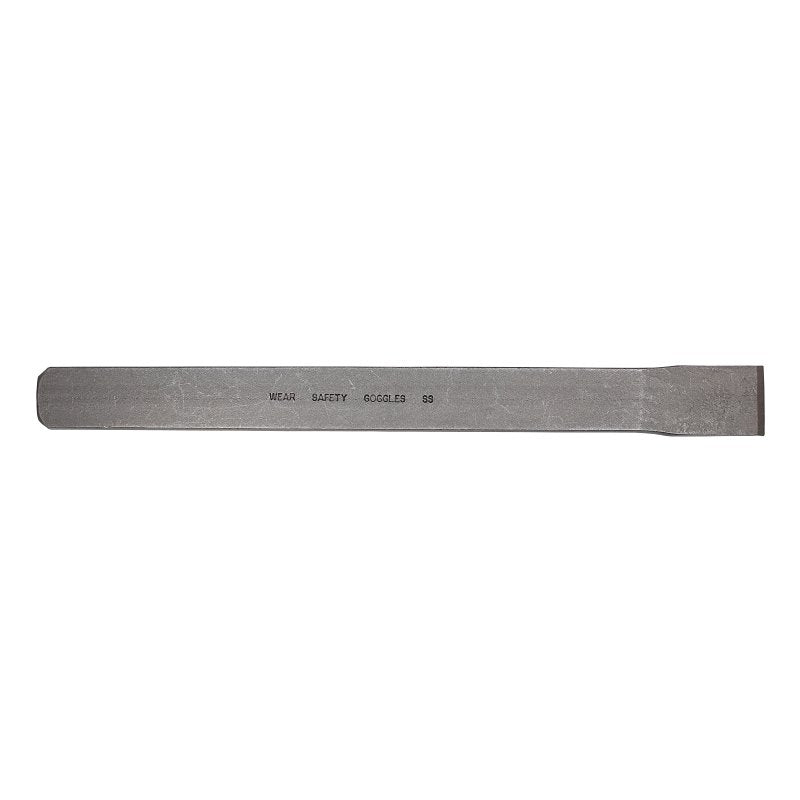 MAYHEW TOOLS Mayhew 34502 Flat Utility Chisel, 1-1/8 in Tip, 12 in OAL, High Carbon Molybdenum Steel Blade
