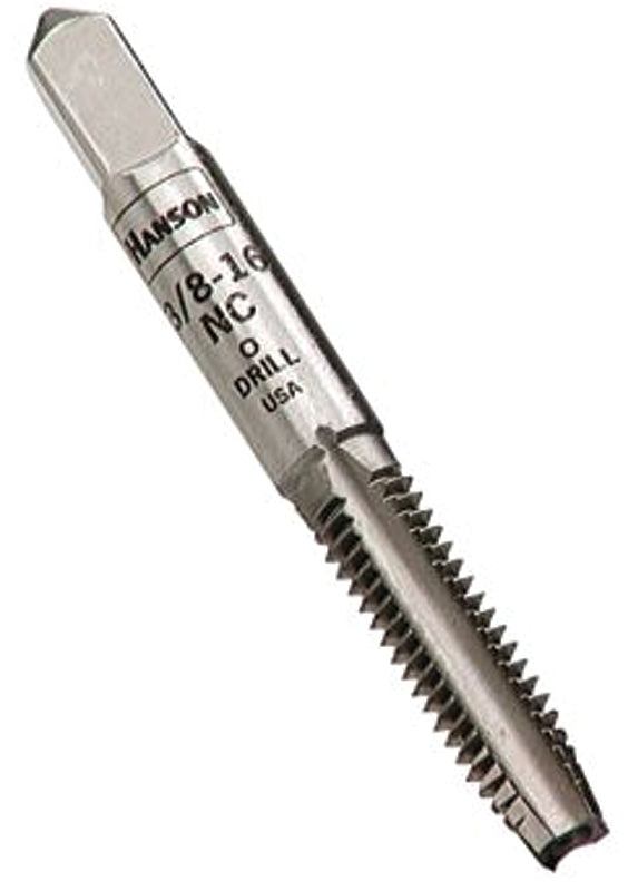 IRWIN Irwin Hanson 8123 Fractional Tap, 1/4-28 UNF Thread, Plug Tap Thread, 4-Flute, HCS