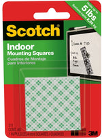 SCOTCH Scotch 311DC Mounting Tape, 1 in L, 1 in W, White PAINT SCOTCH