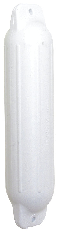US HARDWARE US Hardware M-018B Boat Fender, Marine Vinyl, White