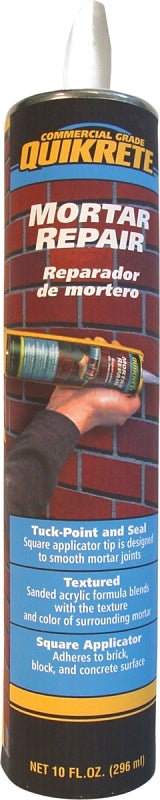 QUIKRETE Quikrete 8620-09 Mortar Repair, Gray, 10 oz Caulking Tube PAINT QUIKRETE