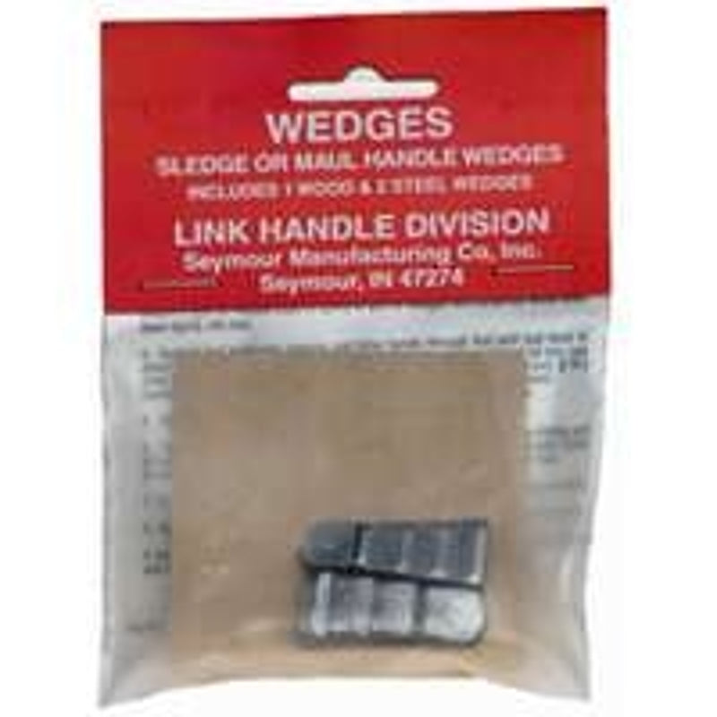 LINK HANDLE Link Handles 64133 Sledge and Maul Handle Wedge, Steel/Wood, Red LAWN & GARDEN LINK HANDLE