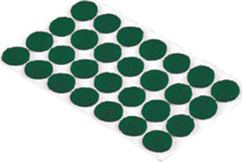 SHEPHERD Shepherd Hardware 9421 Furniture Pad, Felt Cloth, Green, 3/8 in Dia, Round HARDWARE & FARM SUPPLIES SHEPHERD