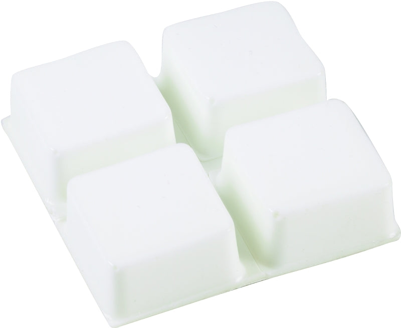 SHEPHERD Shepherd Hardware 9563 Surface Guard Bumper Pad, 3/4 in, Square, Vinyl, White