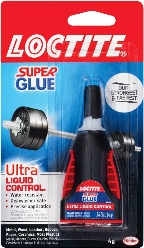 LOCTITE Loctite 1647358 Ultra Gel Super Glue, Liquid, Irritating, Transparent, 4 g Bottle PAINT LOCTITE