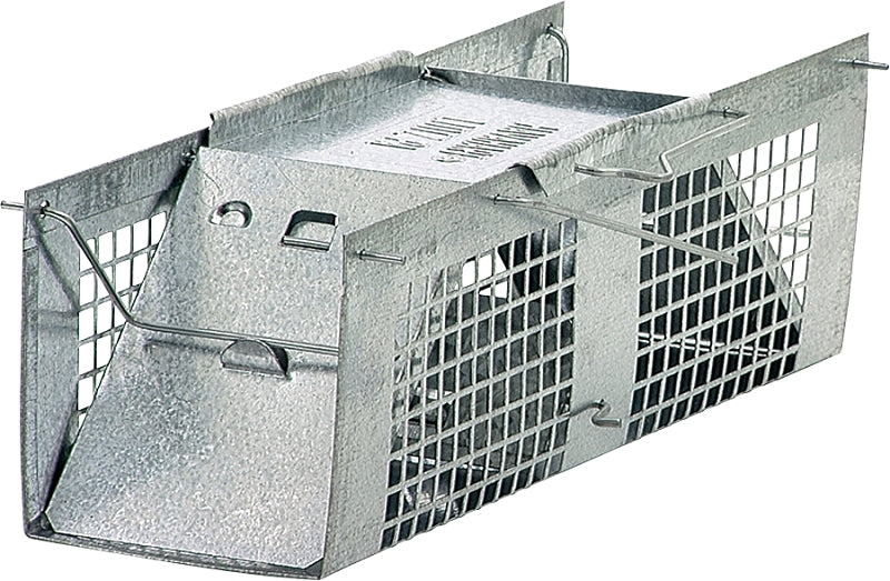 VICTOR Havahart 1020 Extra-Small Animal Cage Trap, 10 in L, 3 in W, 3 in H, Gravity-Action, Spring-Loaded Door