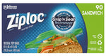 ZIPLOC ZIPLOC�� EASY GUIDE SANDWICH BAG 105 CT HOUSEWARES ZIPLOC