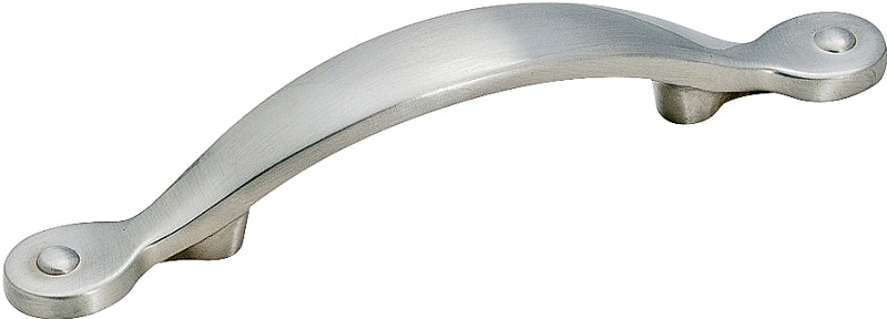 AMEROCK Amerock Inspirations Series BP1590G10 Cabinet Pull, 5-1/2 in L Handle, 1 in Projection, Zinc, Satin Nickel HARDWARE & FARM SUPPLIES AMEROCK