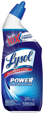 LYSOL Lysol 1920002522 Toilet Bowl Cleaner, 24 oz Bottle, Wintergreen, Liquid