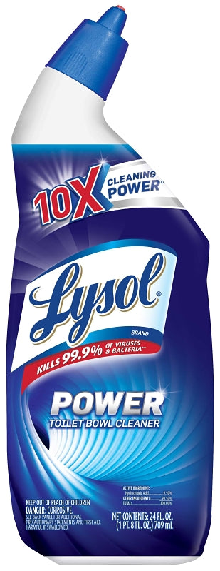 LYSOL Lysol 1920002522 Toilet Bowl Cleaner, 24 oz Bottle, Wintergreen, Liquid