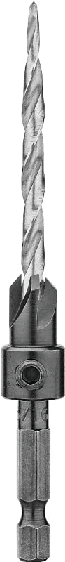 DEWALT DEWALT DW2569 Drill Bit, 3/16 in Dia, 3-3/4 in OAL, Countersink, Spiral Flute, 4-Flute, 1/4 in Dia Shank, Hex Shank TOOLS DEWALT