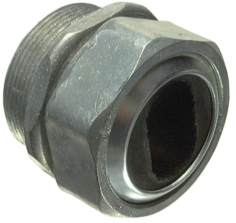 HALEX Halex 10420B Service Entrance Watertight Connector, 2 in Hub, Compression, 4/0 AWG Cable, Zinc, 5/BX