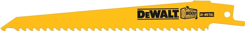 DEWALT DEWALT DW4802B Reciprocating Saw Blade, 6 in L, 6 TPI TOOLS DEWALT