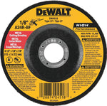 DEWALT DEWALT DW4518 Grinding Wheel, 4-1/2 in Dia, 1/8 in Thick, 7/8 in Arbor, 24 Grit, Very Coarse, Aluminum Oxide Abrasive TOOLS DEWALT