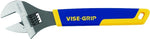 IRWIN Irwin 2078610 Adjustable Wrench, 10 in OAL, 1-1/4 in Jaw, Steel, Chrome, ProTouch Grip Handle TOOLS IRWIN