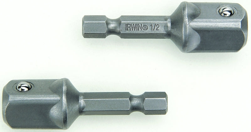 IRWIN Irwin 3567951C Socket Adapter, 1/2 in Drive, Square Drive, Steel TOOLS IRWIN