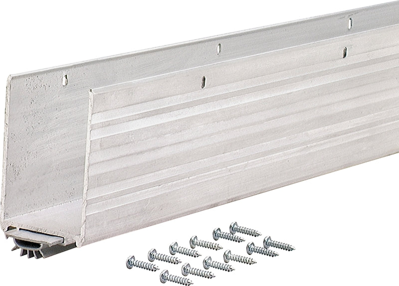 M-D M-D DB054 Series 68593 Door Bottom, 36 in L, 1-3/4 in W, 3-1/8 in H, Vinyl, Mill
