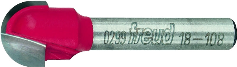 FREUD Freud 18-108 Router Bit, 1/2 in Dia Cutter, 1-13/16 in OAL, 1/4 in Dia Shank, 2-Cutter, Carbide