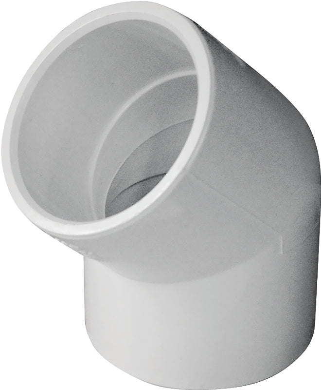 IPEX IPEX 435485 Pipe Elbow, 1-1/2 in, Socket, 45 deg Angle, PVC, SCH 40 Schedule LAWN & GARDEN IPEX