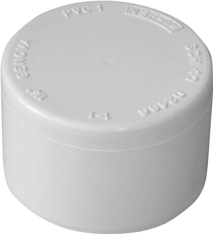 IPEX IPEX 435412 Pipe Cap, 2 in, Socket, PVC, SCH 40 Schedule LAWN & GARDEN IPEX