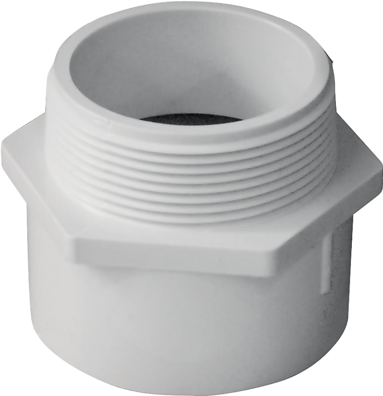 IPEX IPEX 435607 Pipe Adapter, 2 in, Socket x MPT, PVC, SCH 40 Schedule LAWN & GARDEN IPEX