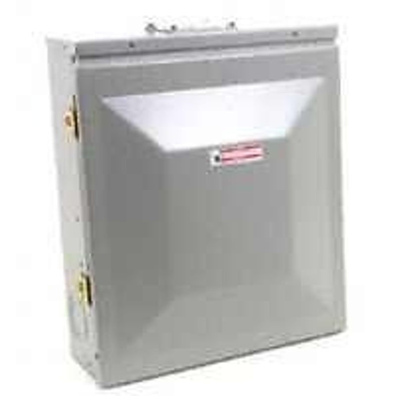 GE GE PowerMark Gold TLM Series TL412R1P Load Center, 125 A, 4-Space, 8-Circuit, Main Lug, NEMA 3R Enclosure, Plug