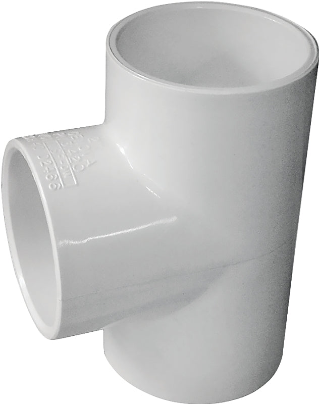 IPEX IPEX 435780 Pipe Tee, 2 in, Socket, PVC, White, SCH 40 Schedule, 150 psi Pressure