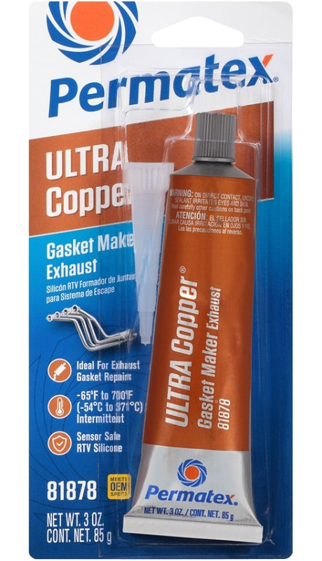 PERMATEX Permatex 81878 Gasket Maker, 3 oz Tube, Paste, Mild AUTOMOTIVE PERMATEX