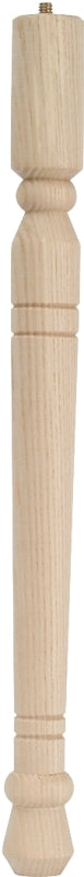 WADDELL Waddell Early American Series 2558 Table Leg, 7-3/4 in H, Hardwood, Smooth Sanded HARDWARE & FARM SUPPLIES WADDELL