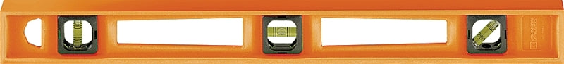 HULTAFORS Johnson 7748-O I-Beam Level, 48 in L, 3-Vial, Non-Magnetic, Foam Mold Polystyrene, Orange