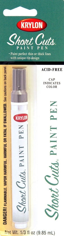 KRYLON Krylon Short Cuts KSCP902 Paint Pen, Chisel Tip
