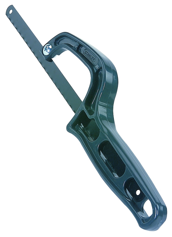 STANLEY STANLEY 20-807 Utility Saw, 10 in L Blade, 24 TPI, Carbon Steel Blade, 220 mm D Throat, Ergonomic Handle, Plastic Handle TOOLS STANLEY