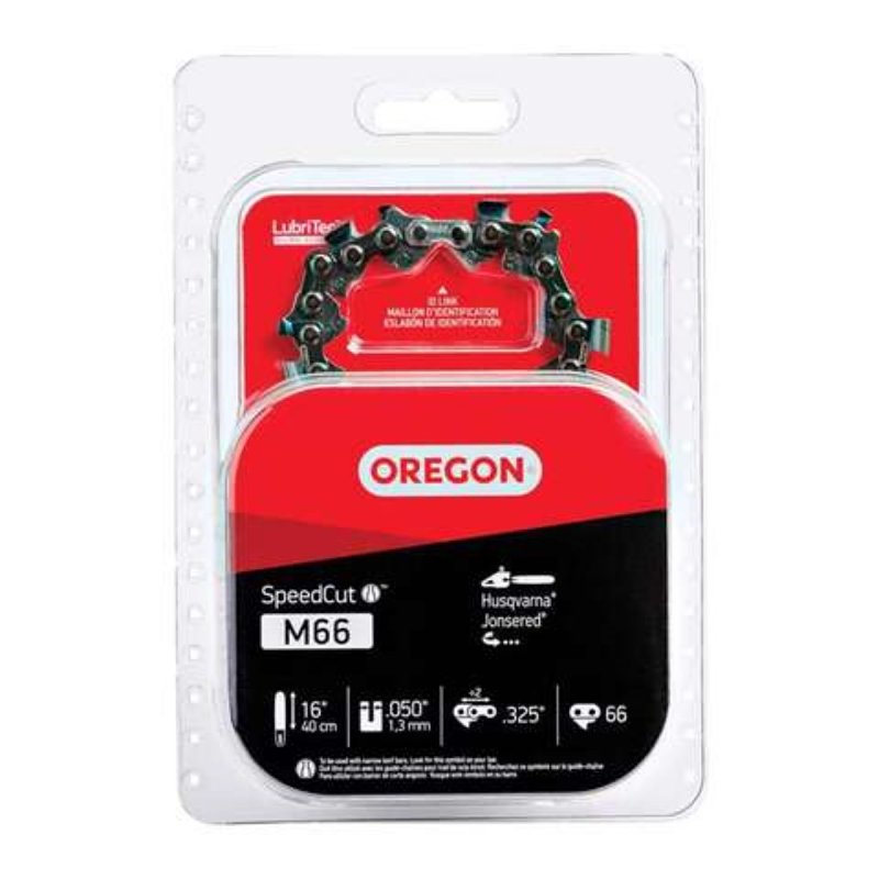 OREGON Oregon Micro-Lite M66 Chainsaw Chain, 16 in L Bar, 0.05 Gauge, 0.325 in TPI/Pitch, 66-Link