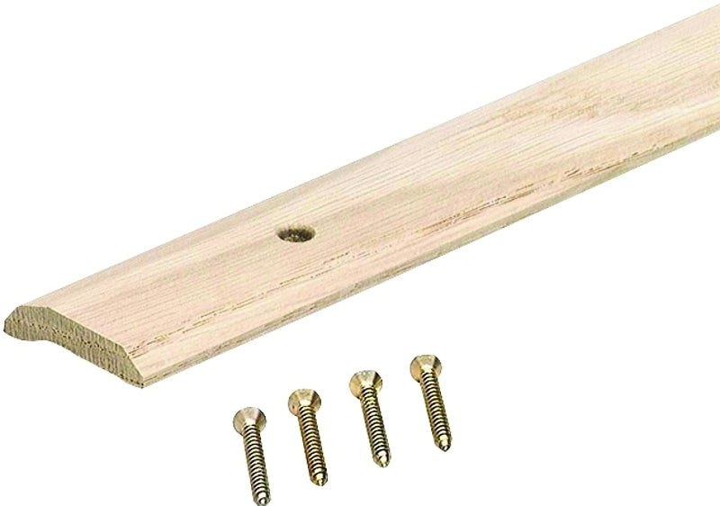 M-D M-D 85357 Carpet Trim, 36-1/4 in L, 1-7/16 in W, Hardwood, Unfinished HARDWARE & FARM SUPPLIES M-D