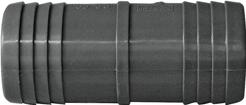 BOSHART INDUSTRIES Boshart UPPC-12 Pipe Coupling, 1-1/4 in, Insert, Polypropylene, 200 psi Pressure PLUMBING, HEATING & VENTILATION BOSHART INDUSTRIES