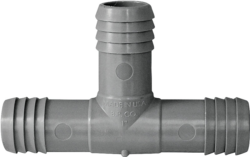 BOSHART INDUSTRIES Boshart UPPT-10 Pipe Tee, 1 in, Insert, Polypropylene PLUMBING, HEATING & VENTILATION BOSHART INDUSTRIES