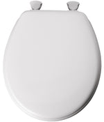 BEMIS Bemis 44EC-000 Toilet Seat, Round, Molded Wood, White, Twist Hinge PLUMBING, HEATING & VENTILATION BEMIS